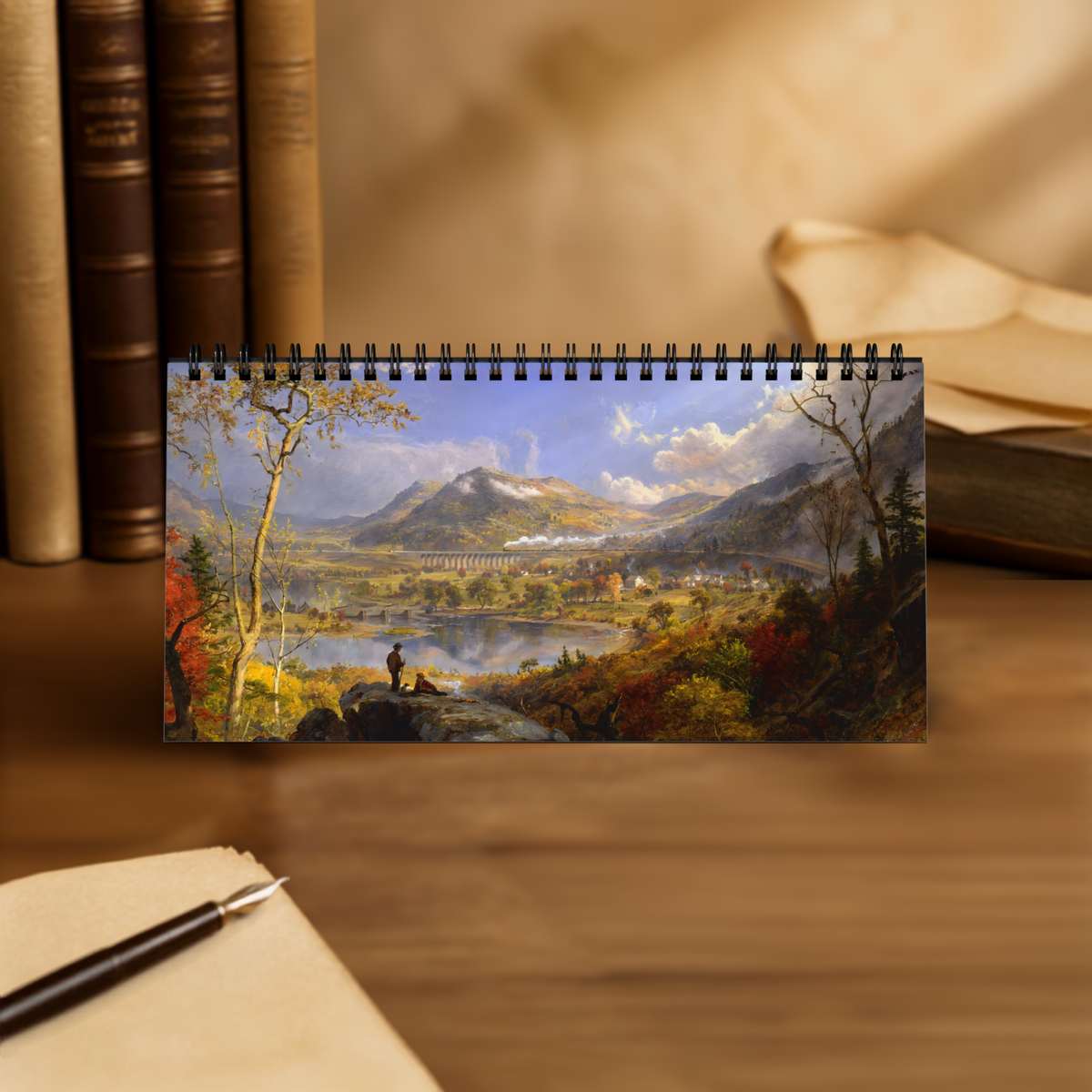 2027 American Landscape Desktop Calendar