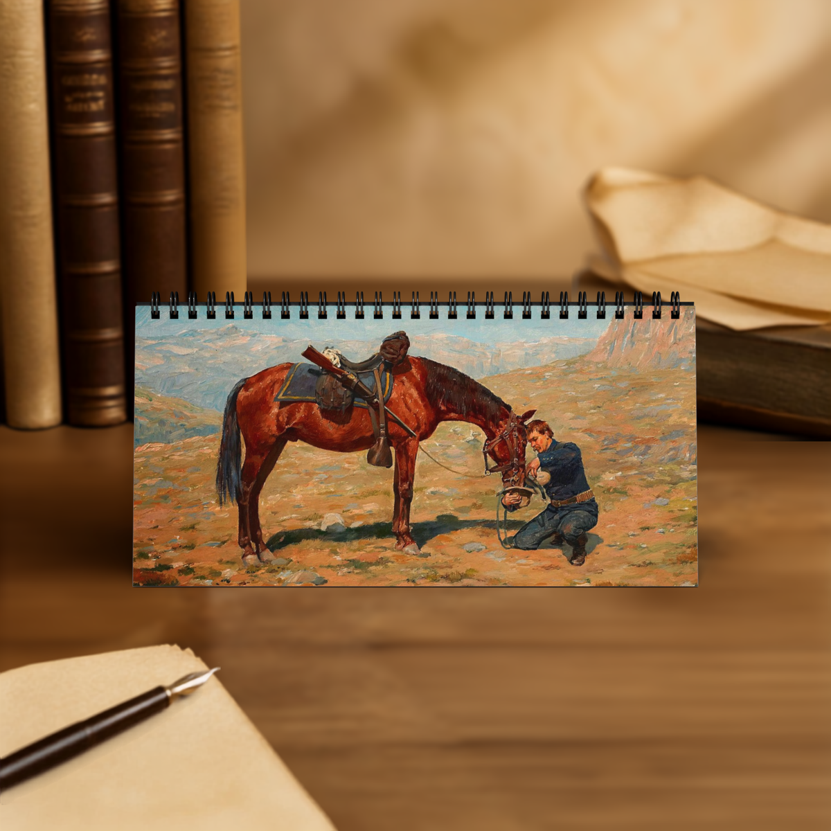 American Western 2027 Desktop Calendar