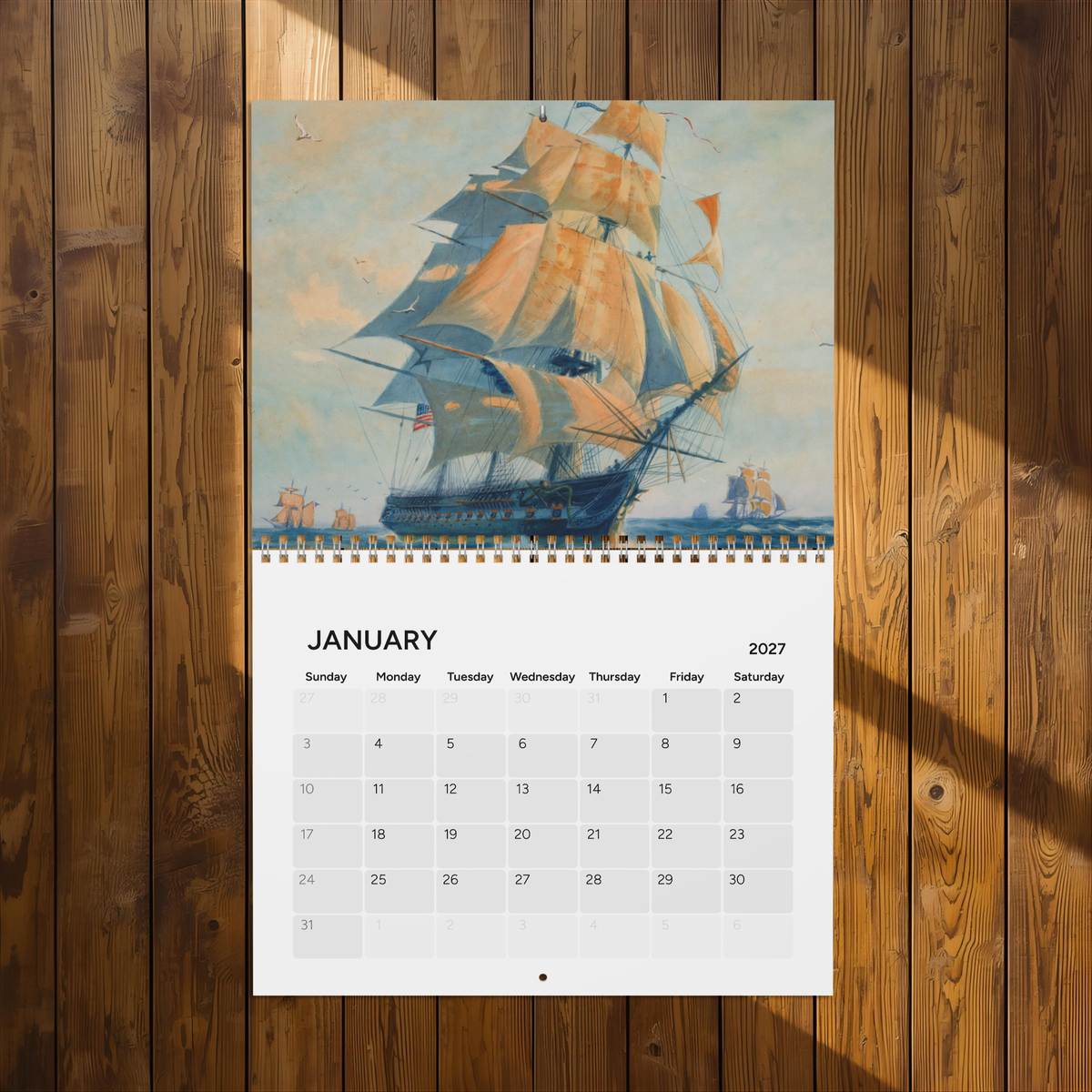 Age of Sail 2027 Calendar