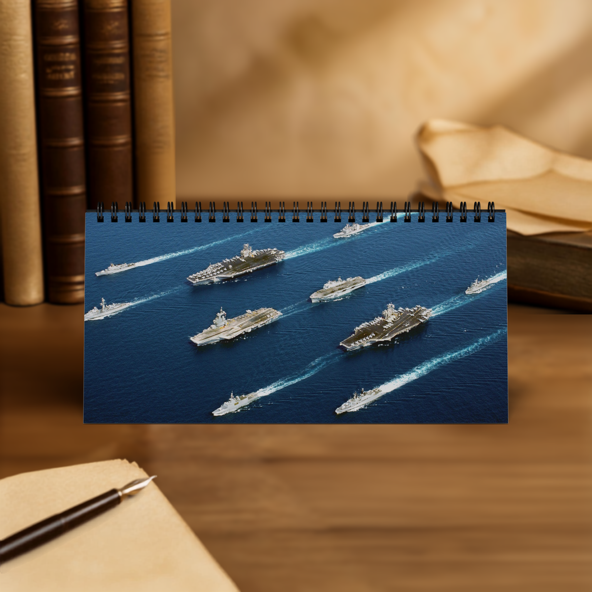 Naval Aircraft Carrier Desktop Calendar 2027
