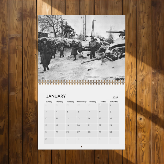 World War II History 2027 Wall Calendar