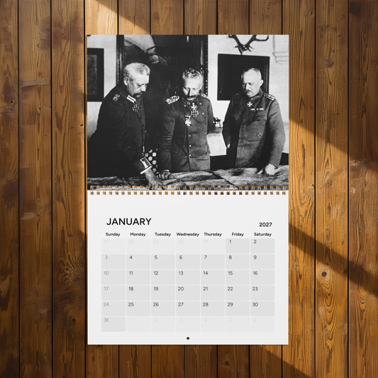 World War I 2027 Wall Calendar