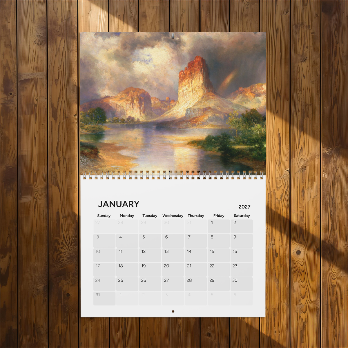 Thomas Moran 2027 Wall Calendar