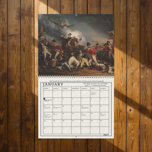 Revolutionary War 2027 Almanac Wall Calendar