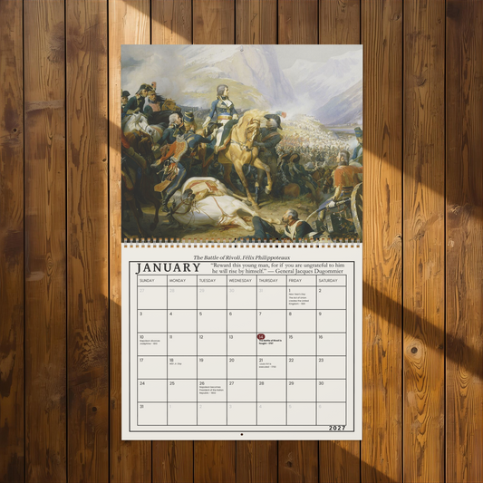 Napoleonic Wars 2027 Almanac Wall Calendar