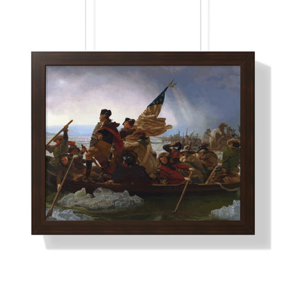 George Washington Crossing the Delaware Framed Painting Poster