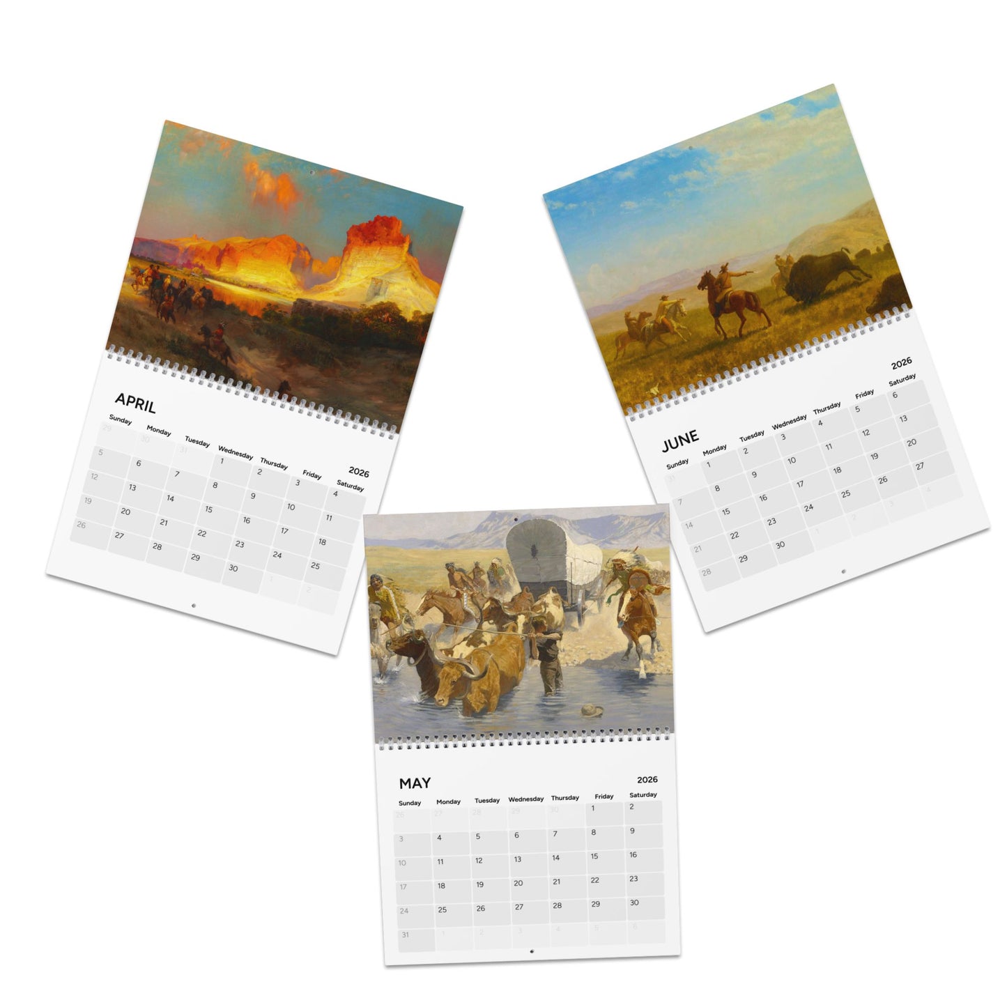 American Western Painting 2026 Calendar