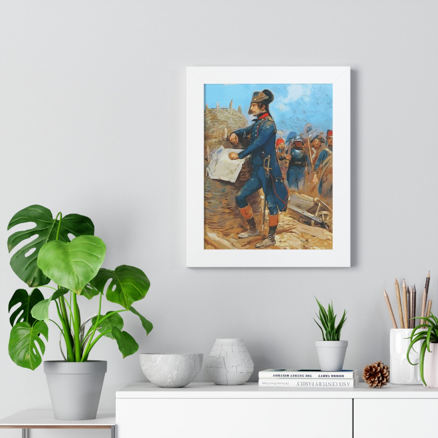 Napoleon Bonaparte at the Siege of Toulon Framed Painting Poster