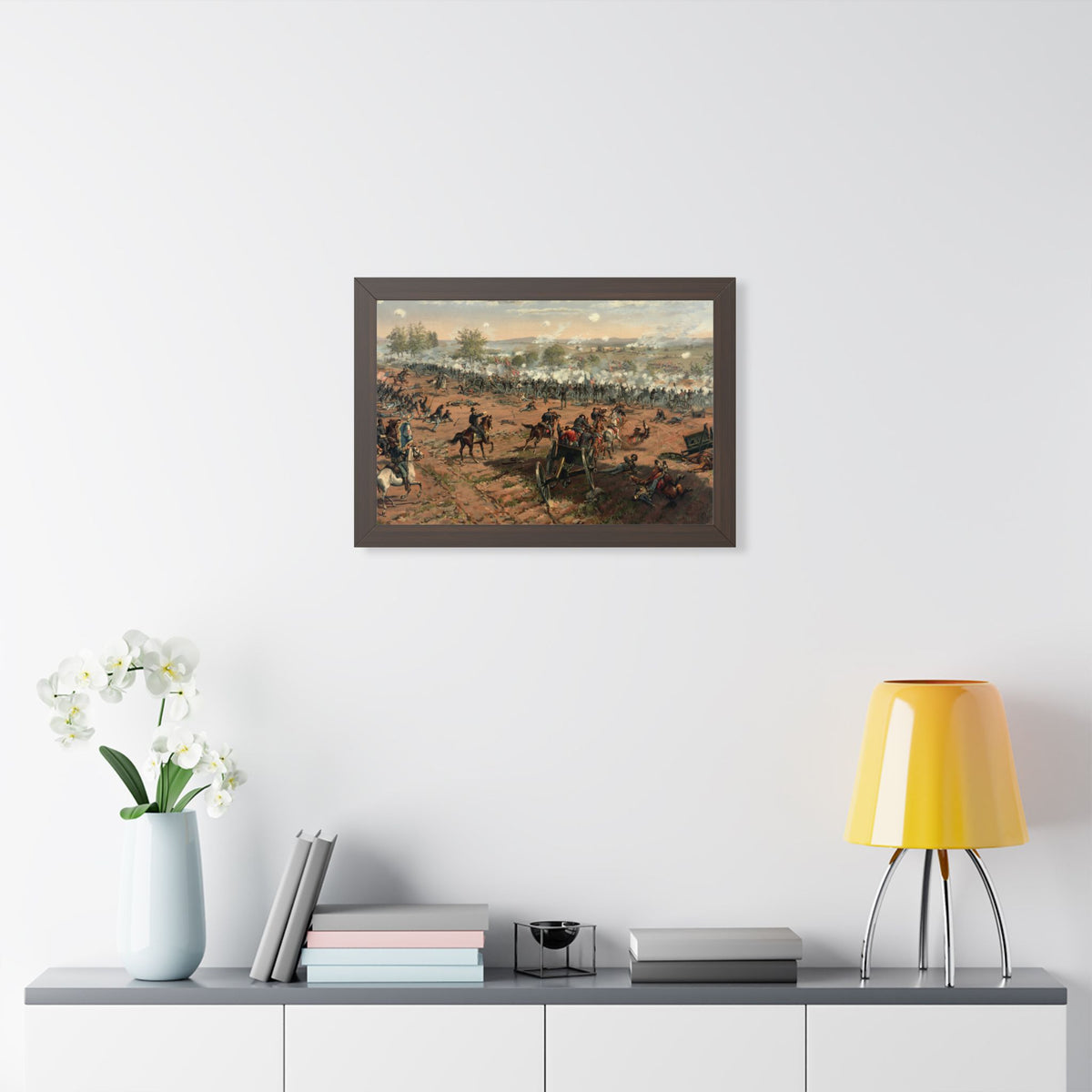 Battle of Gettysburg Framed Print | Thure de Thulstrup, 1887