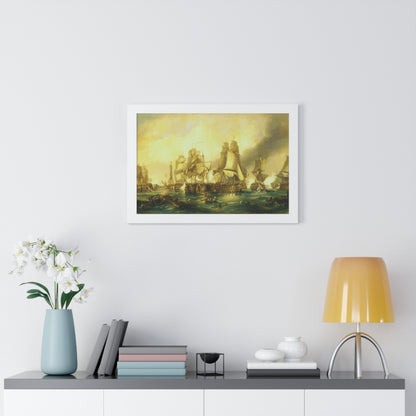 The Battle of Trafalgar Framed Painting Poster