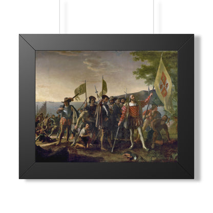Landing of Columbus Framed Print | John Vanderlyn, 1847