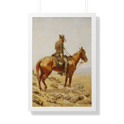 The Lookout Framed Painting Poster