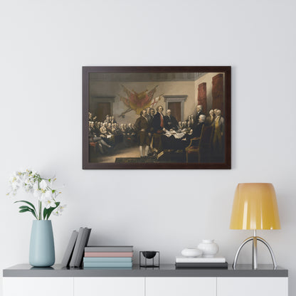 The Signing of The Declaration of Independence Framed Painting Poster