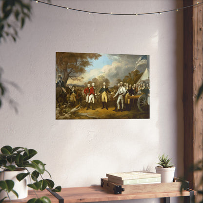 Surrender at Saratoga Matte Painting Poster