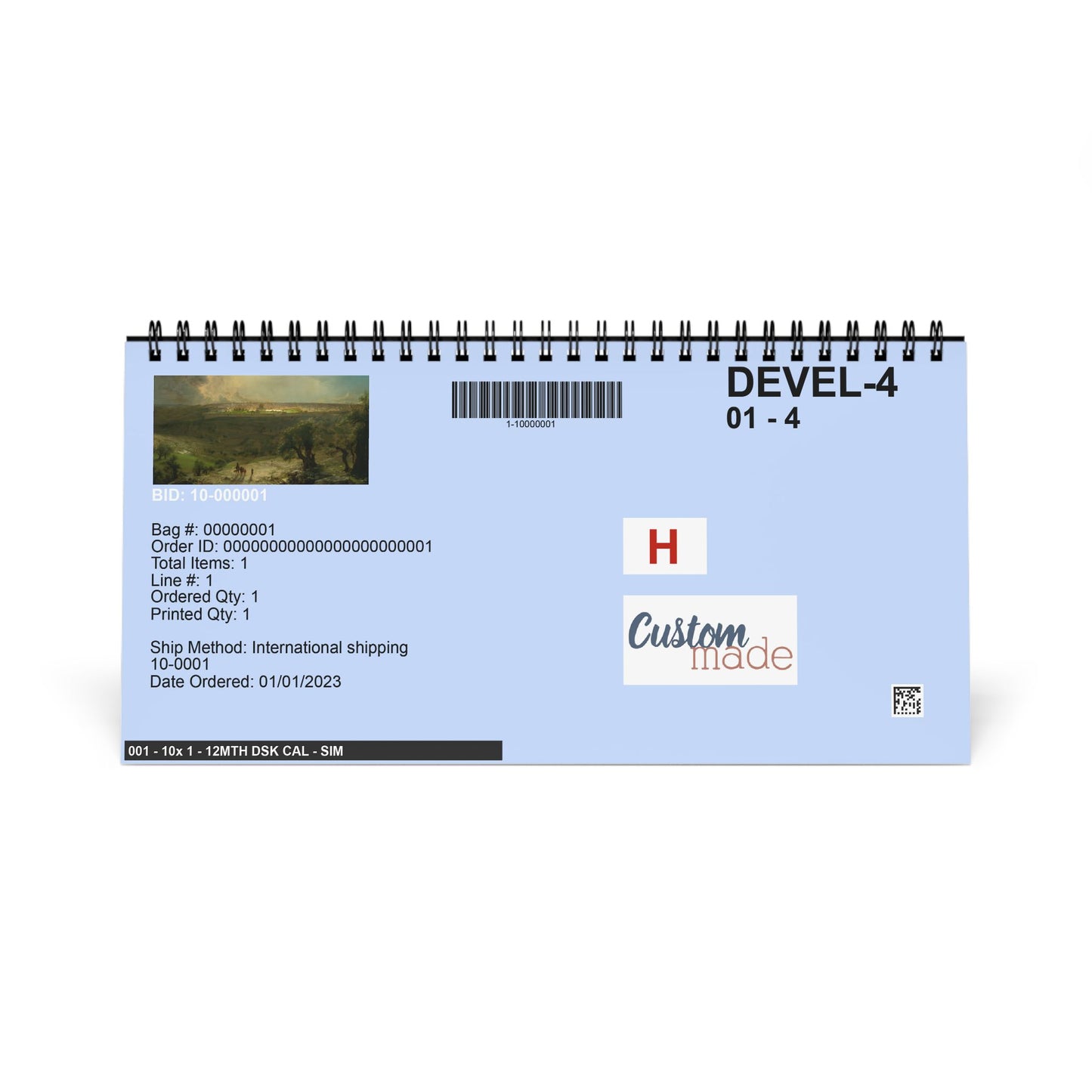 Frederic Edwin Church 2026 Desktop Calendar