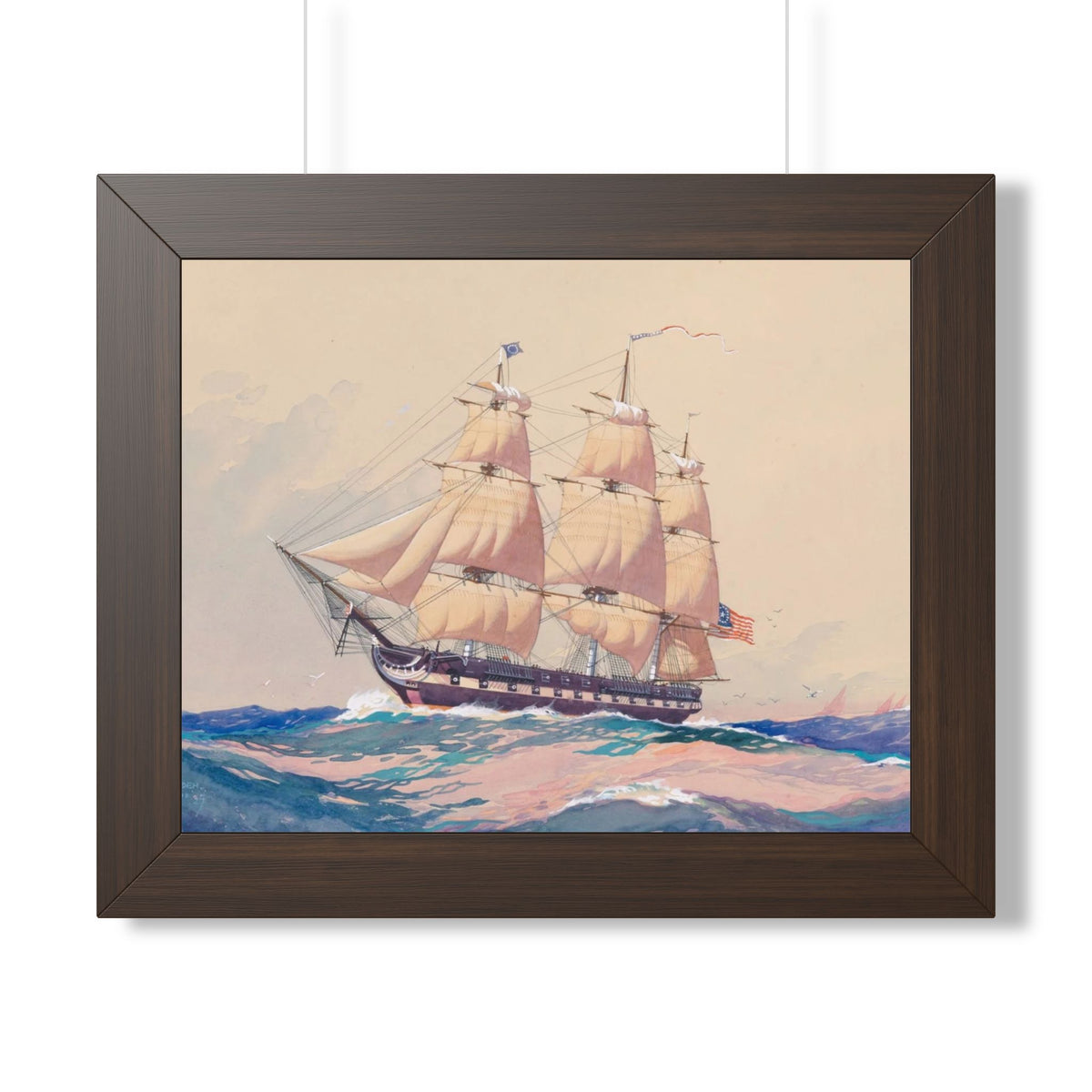 USS Philadelphia Framed Print | Worden Wood