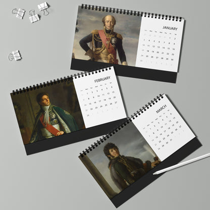 Napoleon's Marshals 2027 Desktop Calendar