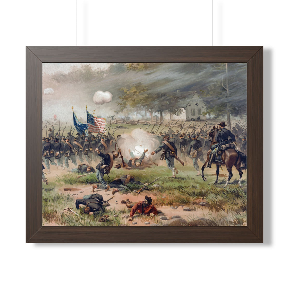 Battle of Antietam Framed Print | Thure de Thulstrup, 1887