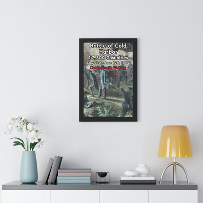 Battle of Cold Harbor Framed Poster