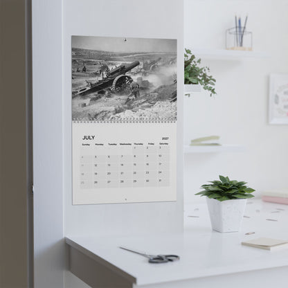Historical Military Photo Wall Calendar 2027 — WWI Vintage Aviation & Officers