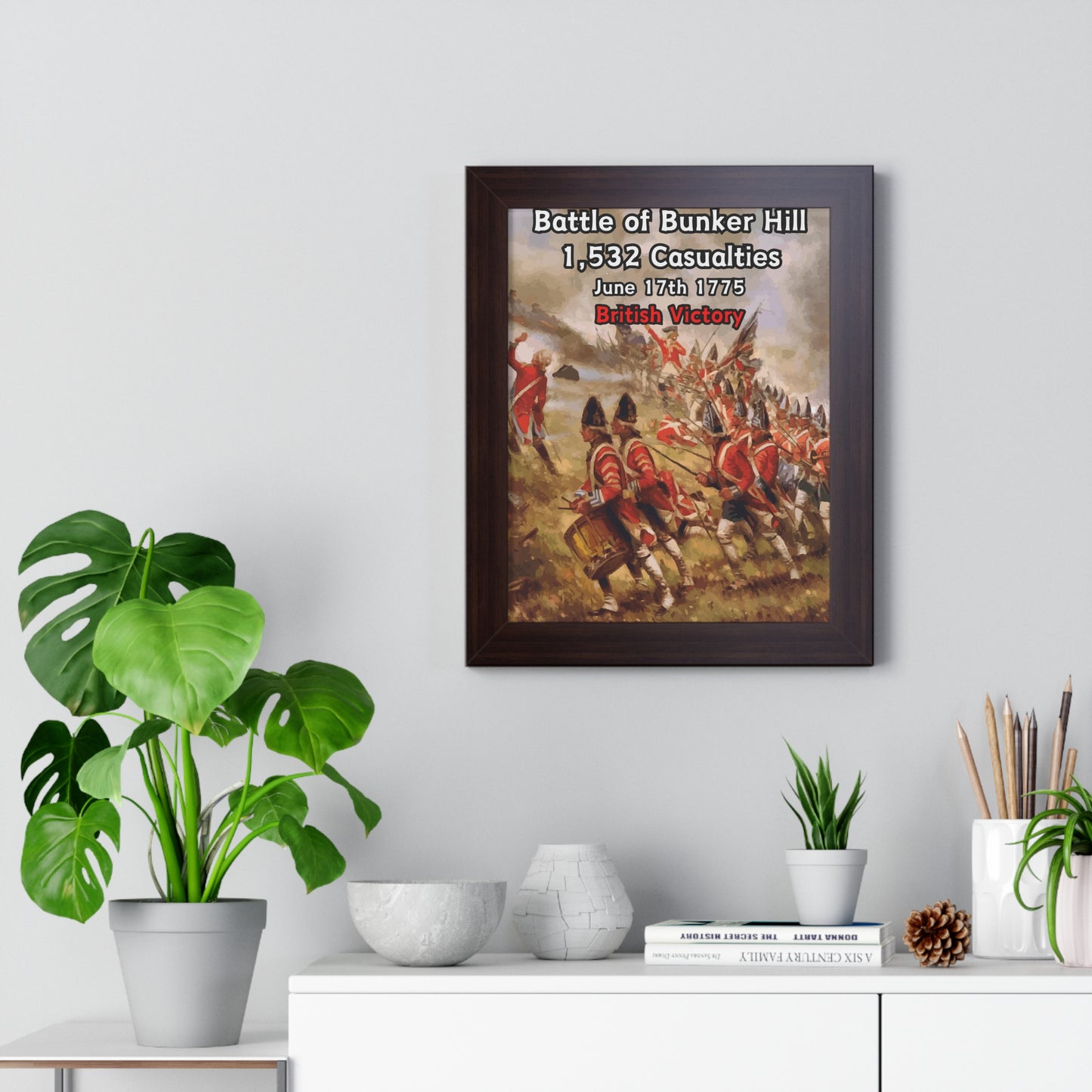 Battle of Bunker Hill Framed Poster