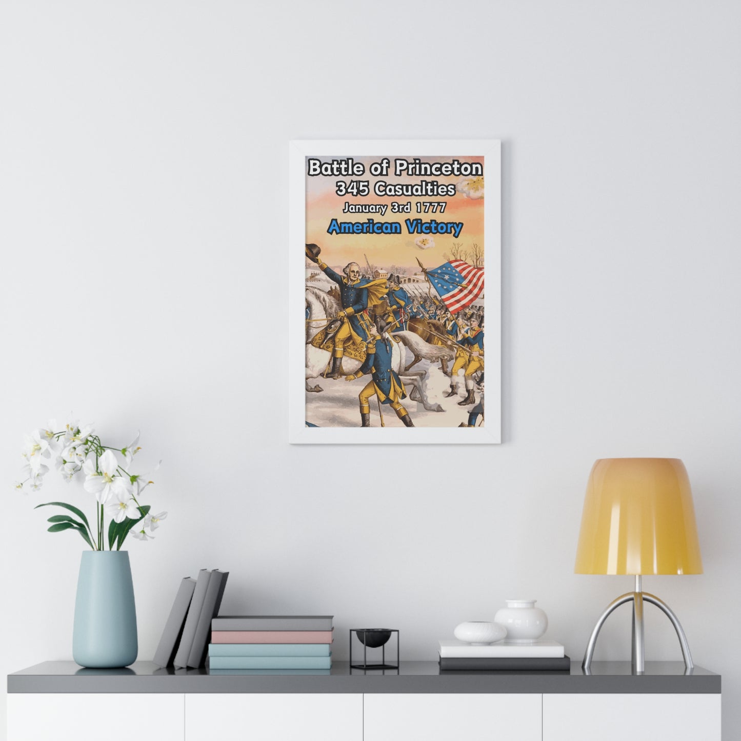 Battle of Princeton Framed Poster