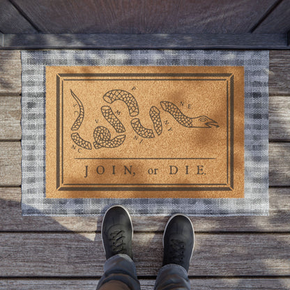 Join or Die Doormat