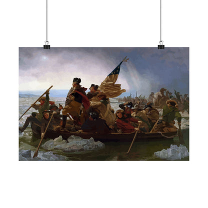 George Washington Crossing the Delaware Matte Poster