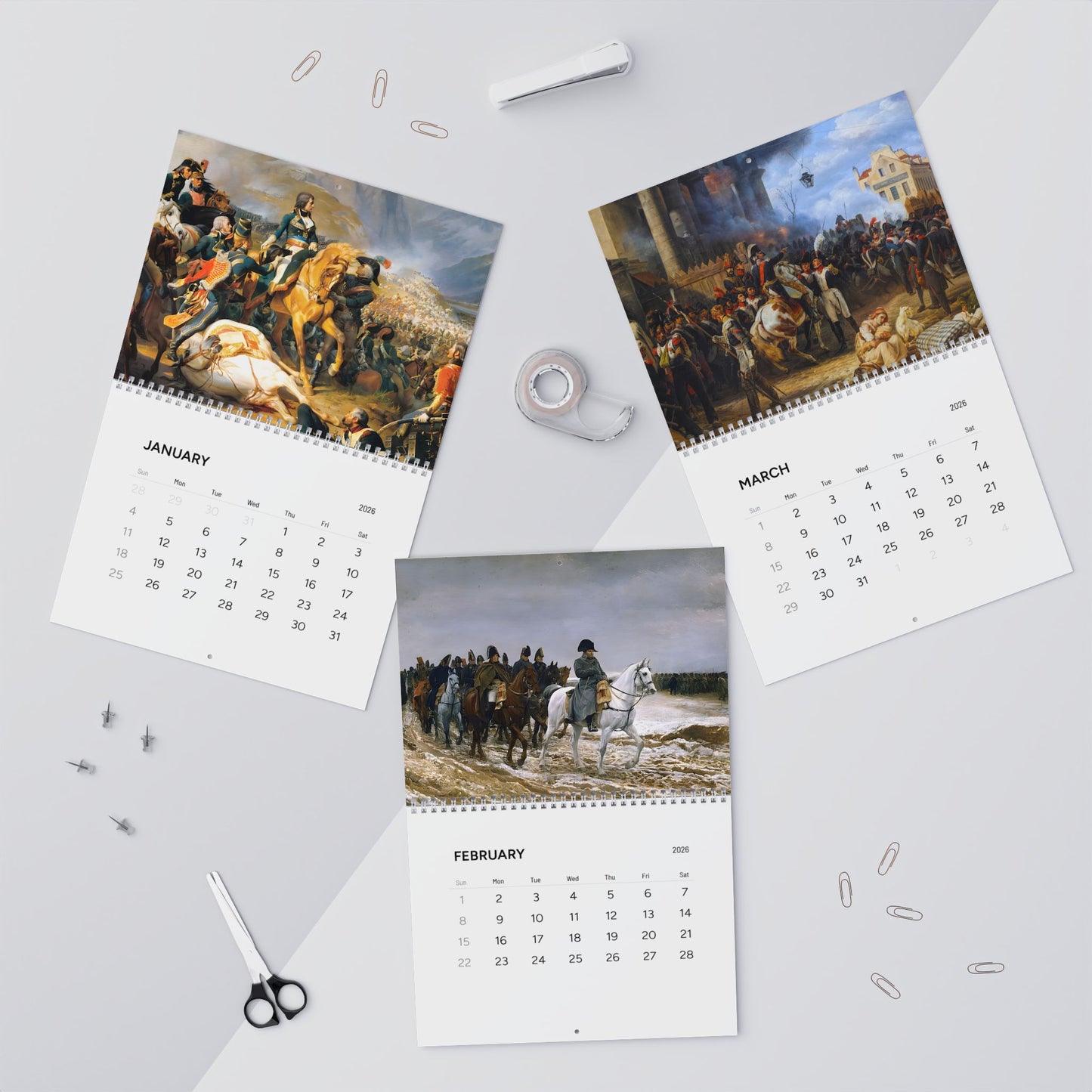 Napoleon Bonaparte Historic Event Calendar 2026