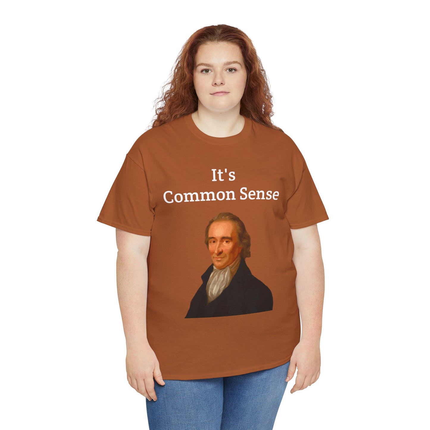 It's Common Sense Thomas Paine History Unisex Heavy Cotton T-Shirt