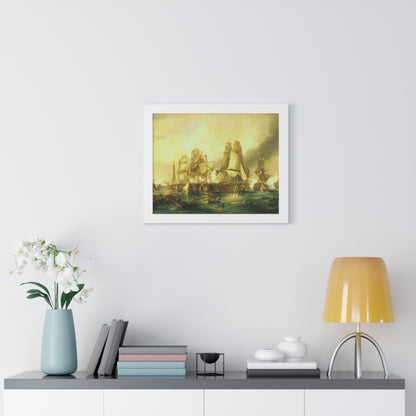 The Battle of Trafalgar Framed Painting Poster