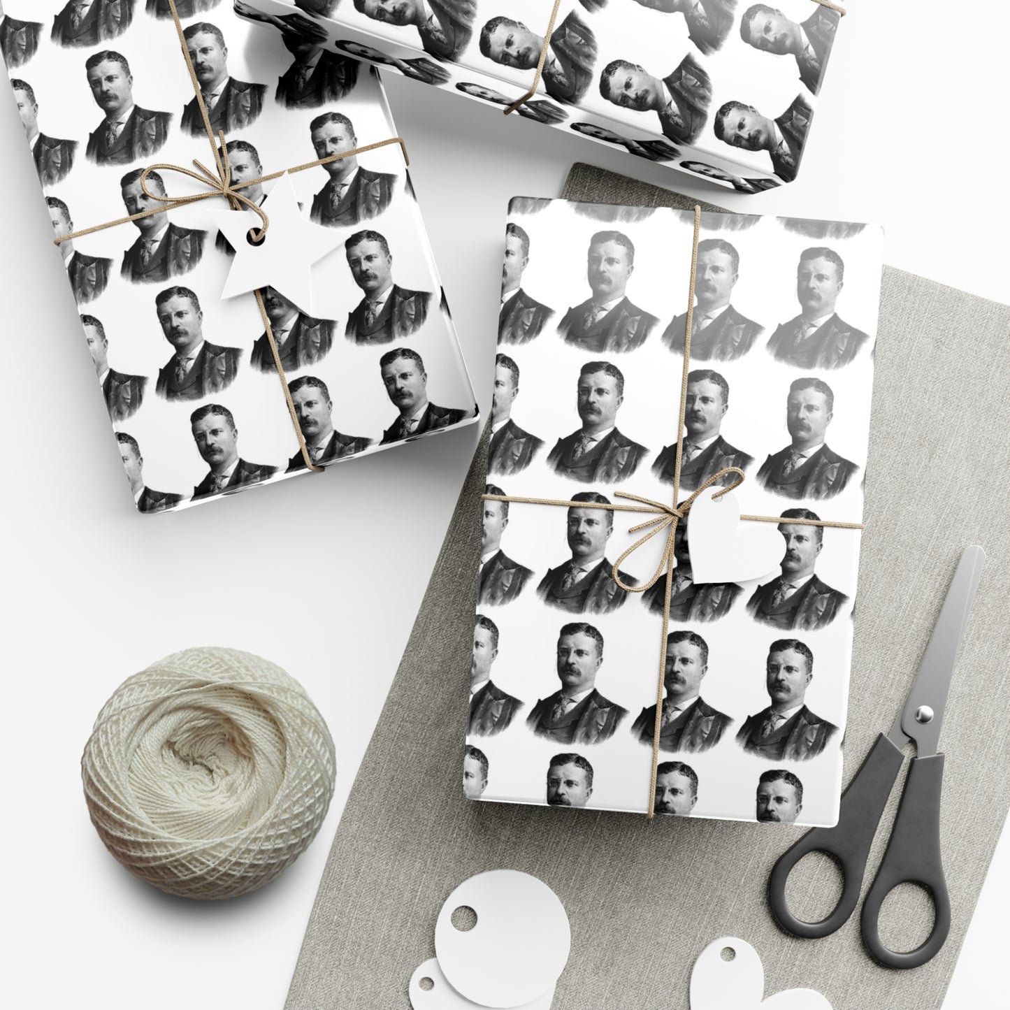 Theodore Roosevelt Gift Wrap Paper