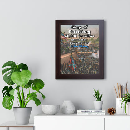 Siege of Petersburg Framed Poster