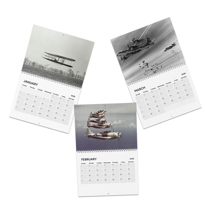 100 years of American Aircraft 2026 (Grid Style) Calendar