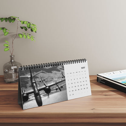 Vintage WW2 Bombers 2027 Desktop Calendar