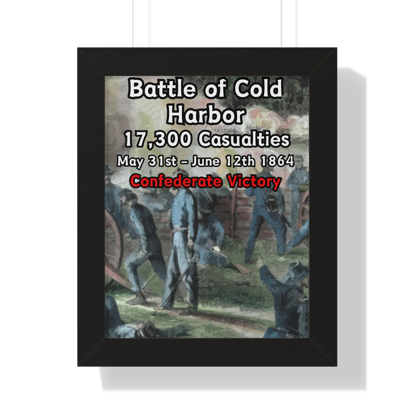 Battle of Cold Harbor Framed Poster