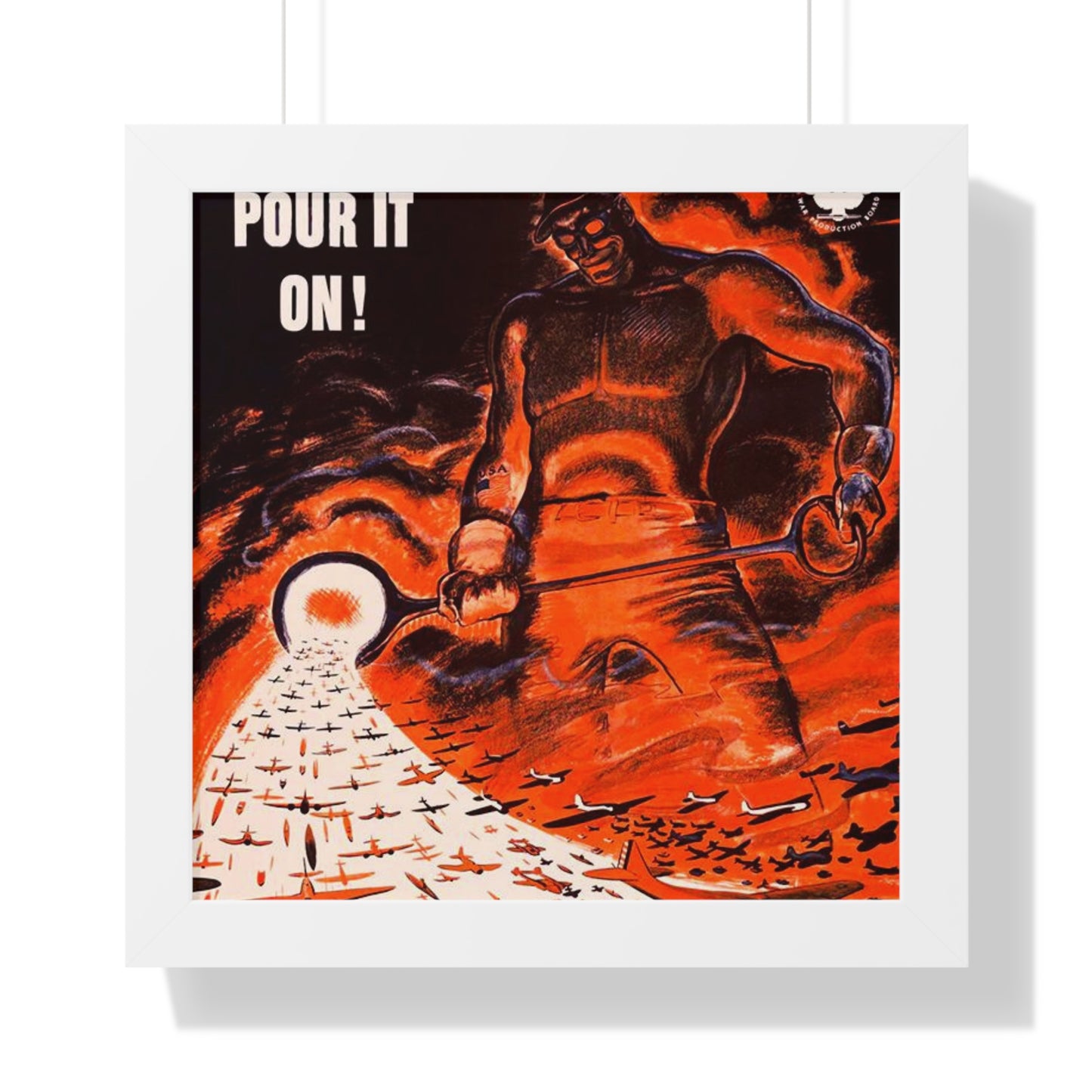 Pour it on Framed Poster