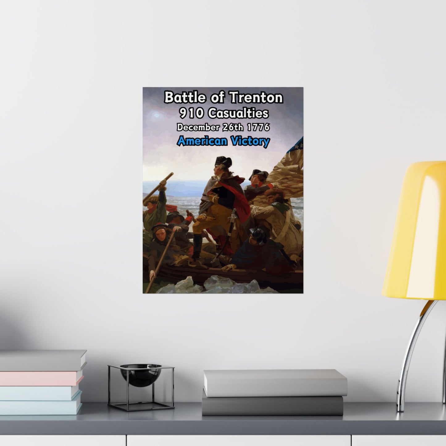 Battle of Trenton Vertical Matte Poster