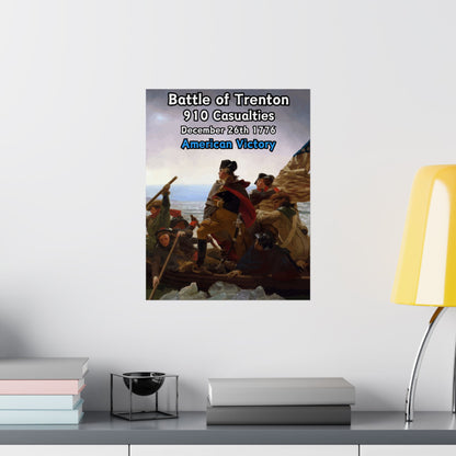 Battle of Trenton Vertical Matte Poster