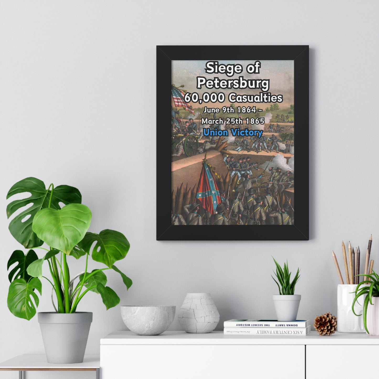 Siege of Petersburg Framed Poster