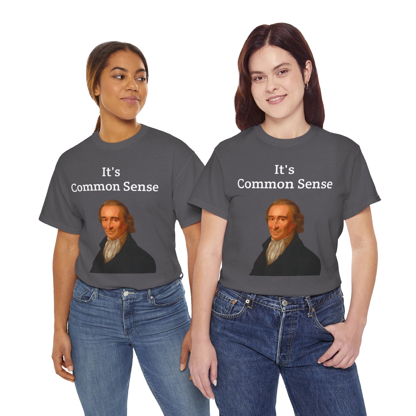 It's Common Sense Thomas Paine History Unisex Heavy Cotton T-Shirt