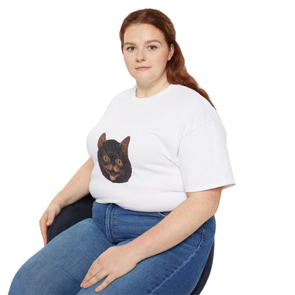 Cat Painting Cutout Unisex Ultra Cotton Shirt