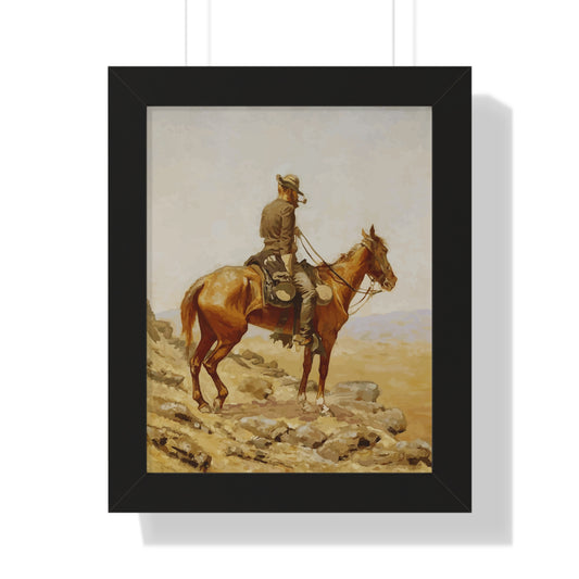 The Lookout Framed Painting Poster