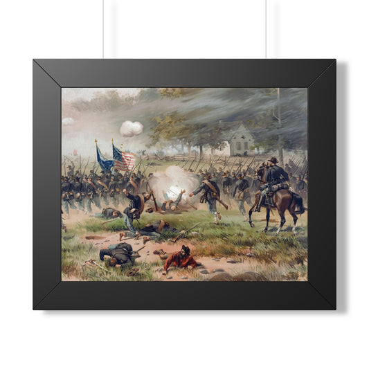Battle of Antietam Framed Print | Thure de Thulstrup, 1887