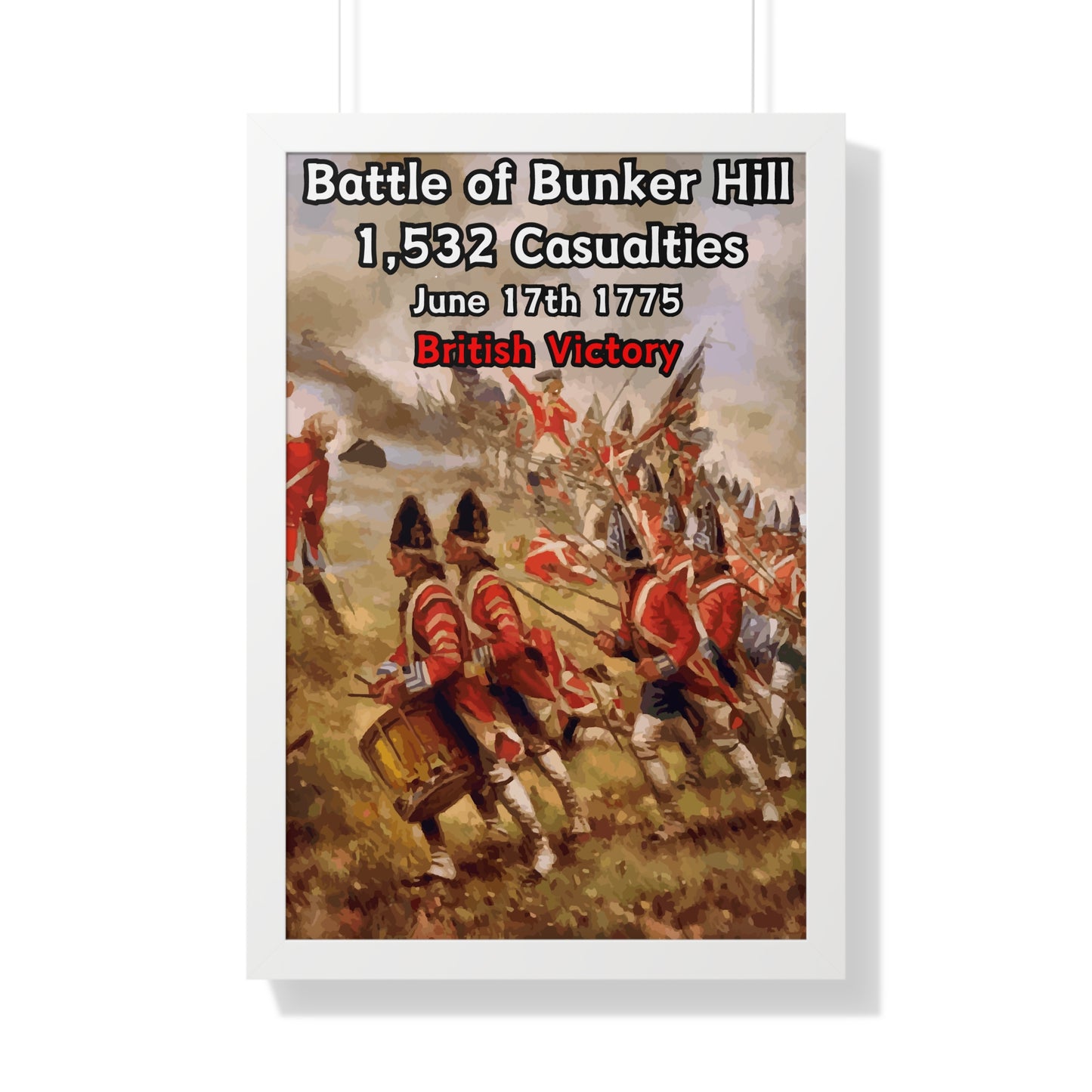 Battle of Bunker Hill Framed Poster