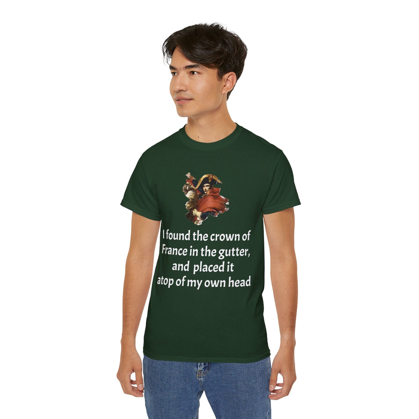 Napoleon Bonaparte Crown of France Quote T-Shirt