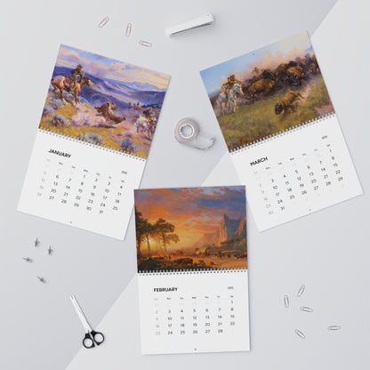 American Western Painting 2025 Calendar