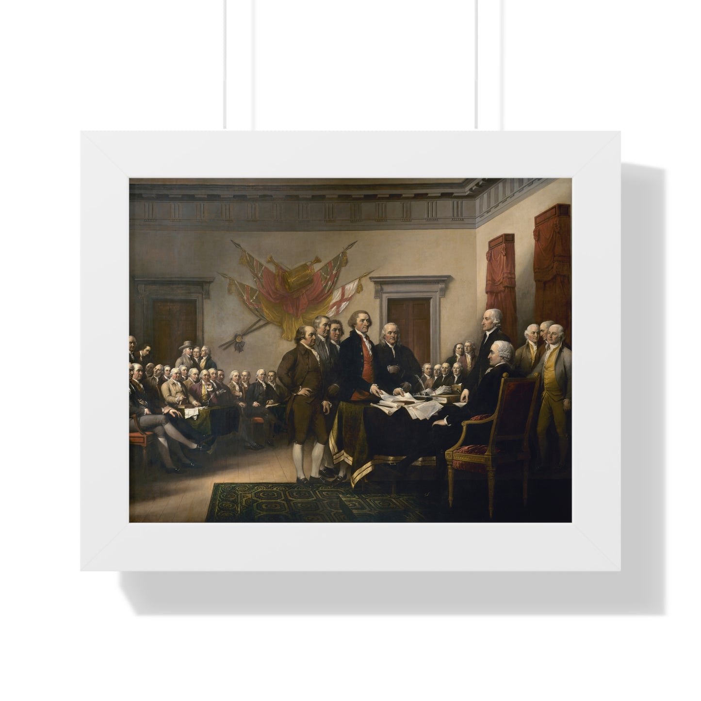 The Signing of The Declaration of Independence Framed Painting Poster