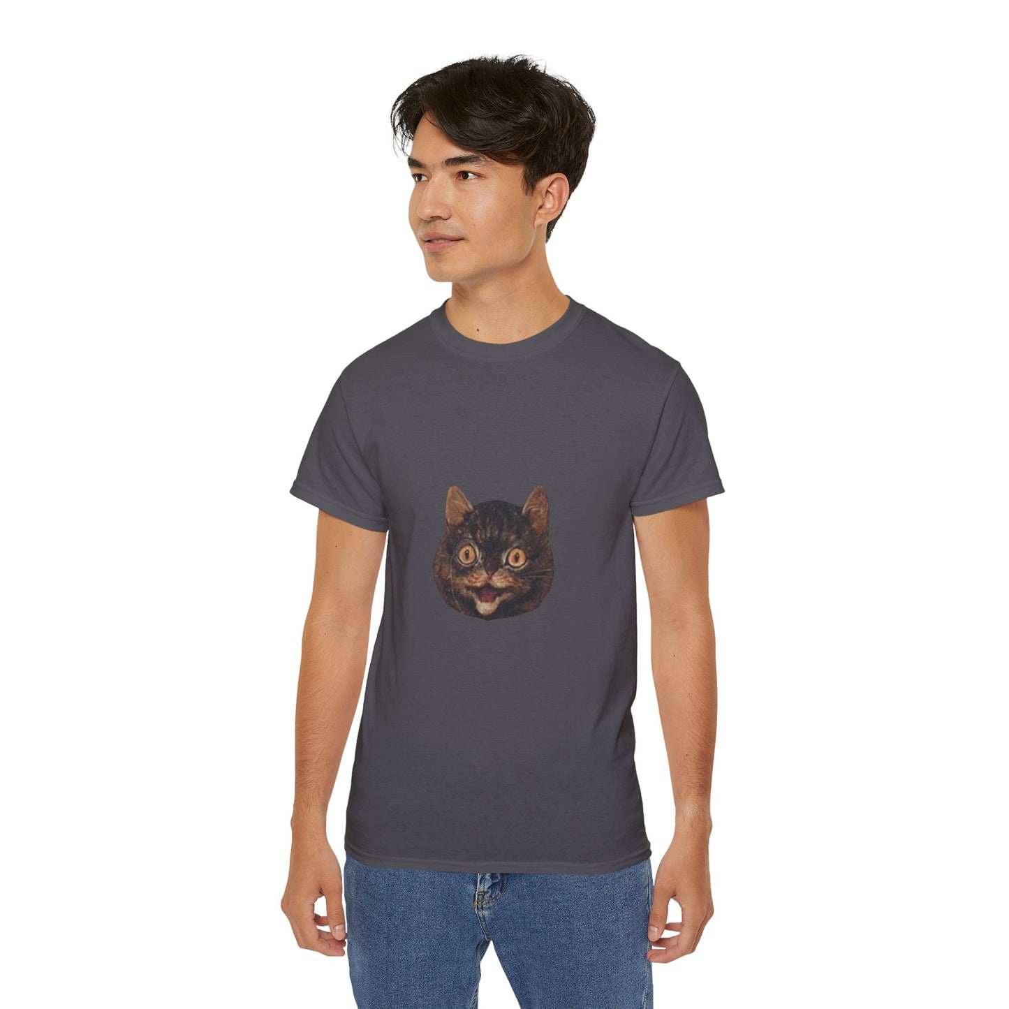 Cat Painting Cutout Unisex Ultra Cotton Shirt