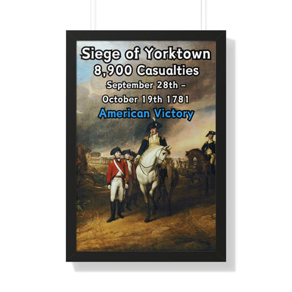 Siege of Yorktown Framed Poster